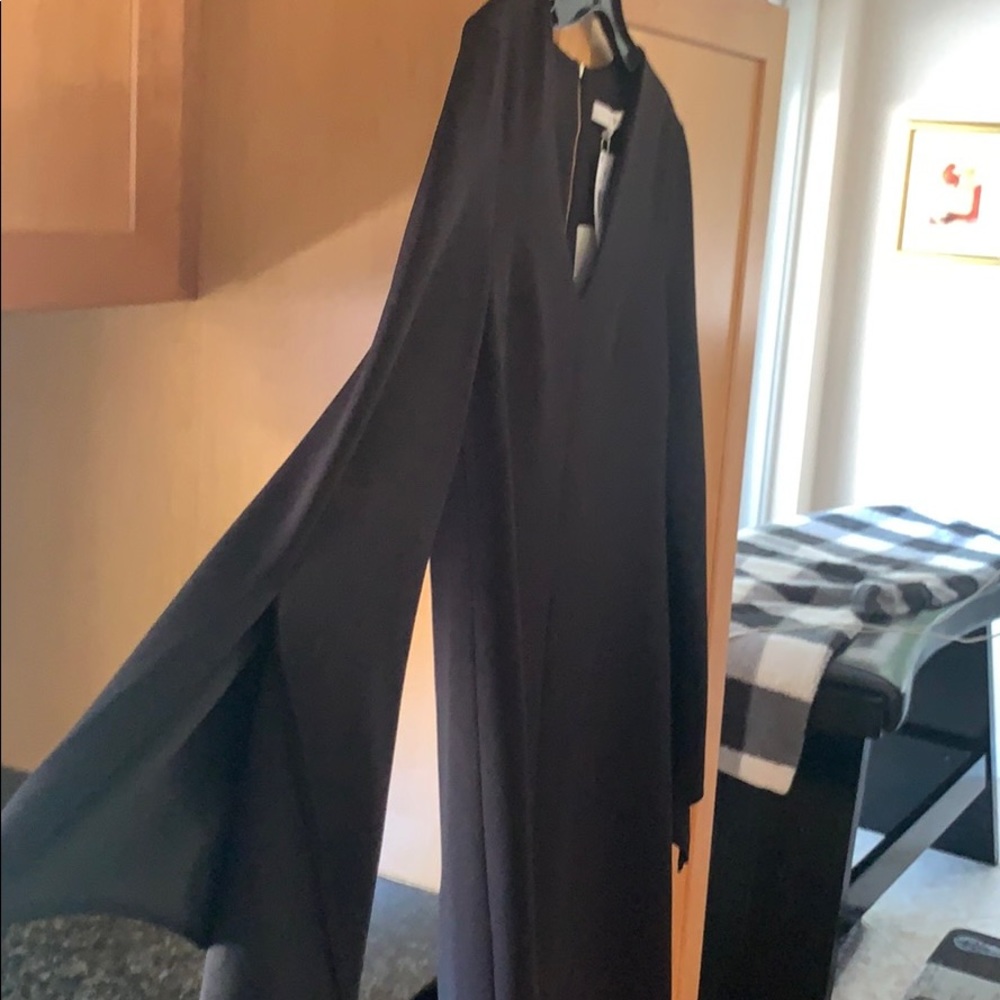 Tibi Black Long Sleeve w/slits on sleeves